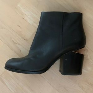 ALEXANDER WANG GABI BLACK LEATHER TILT